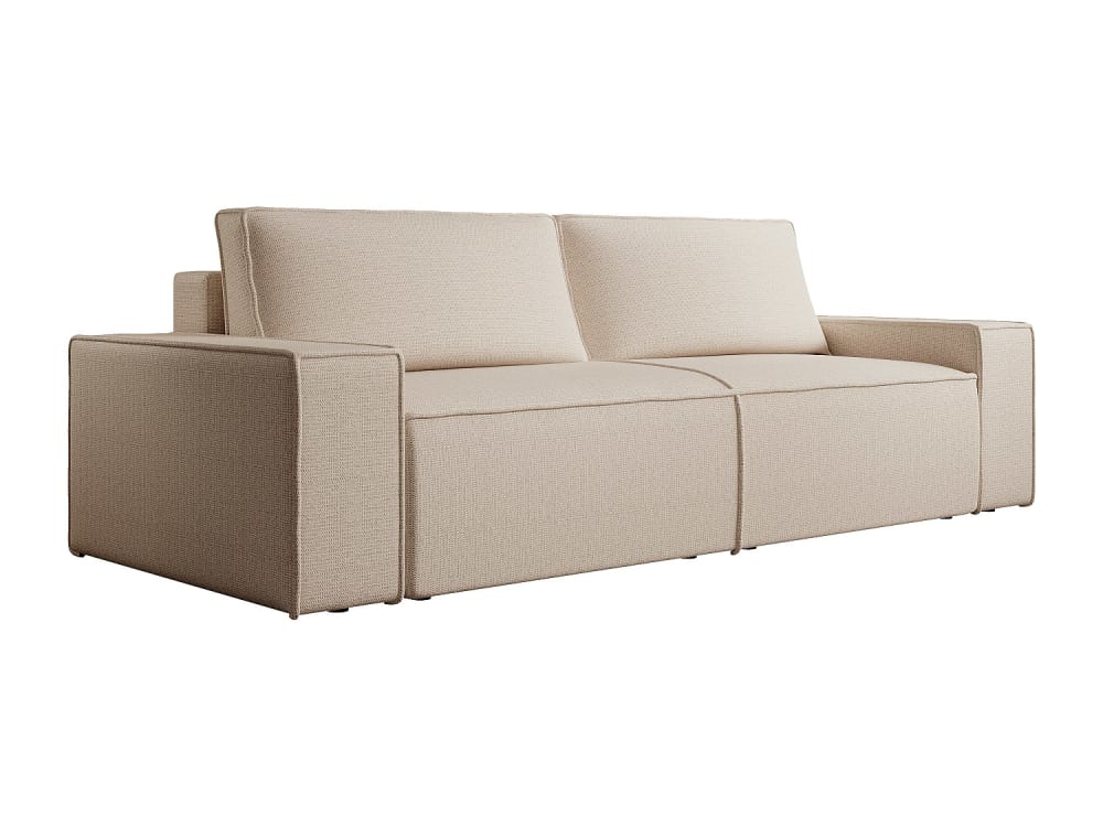 Canapé convertible  4 places beige