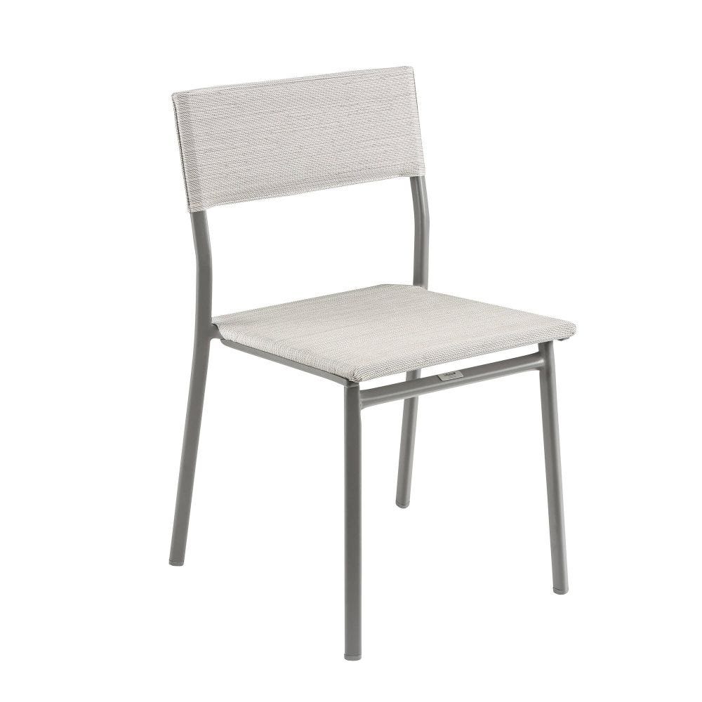 chaise de jardin en aluminium
