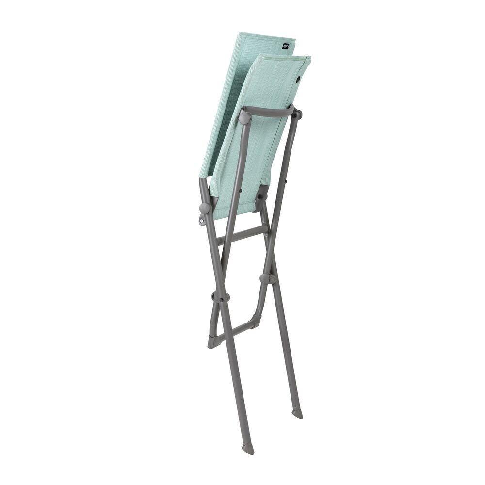 Chaise pliante compacte en acier  L50xl49xH87