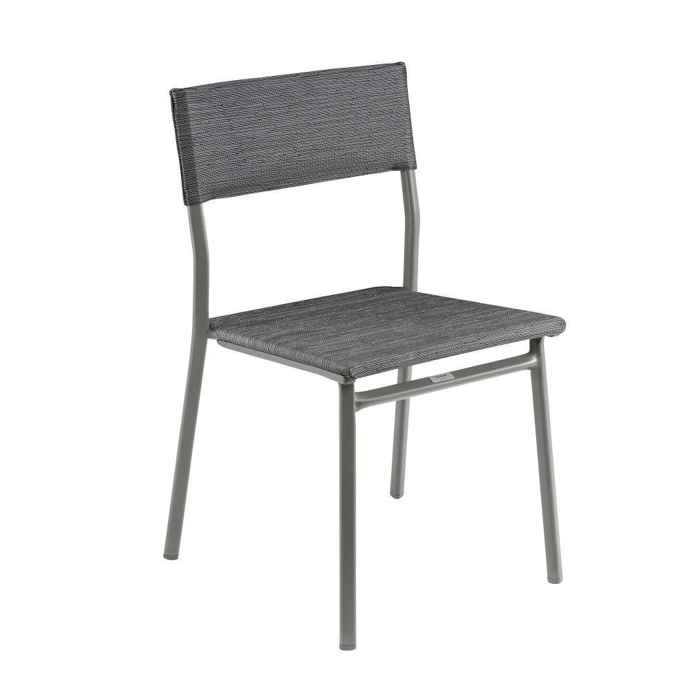 chaise de jardin en aluminium