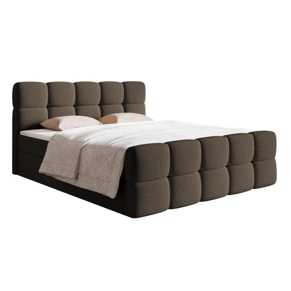 Lit continental 140x200 - brun