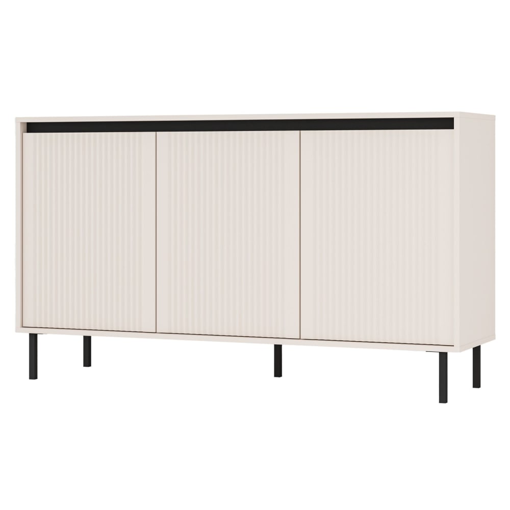buffet 3 portes, beige,