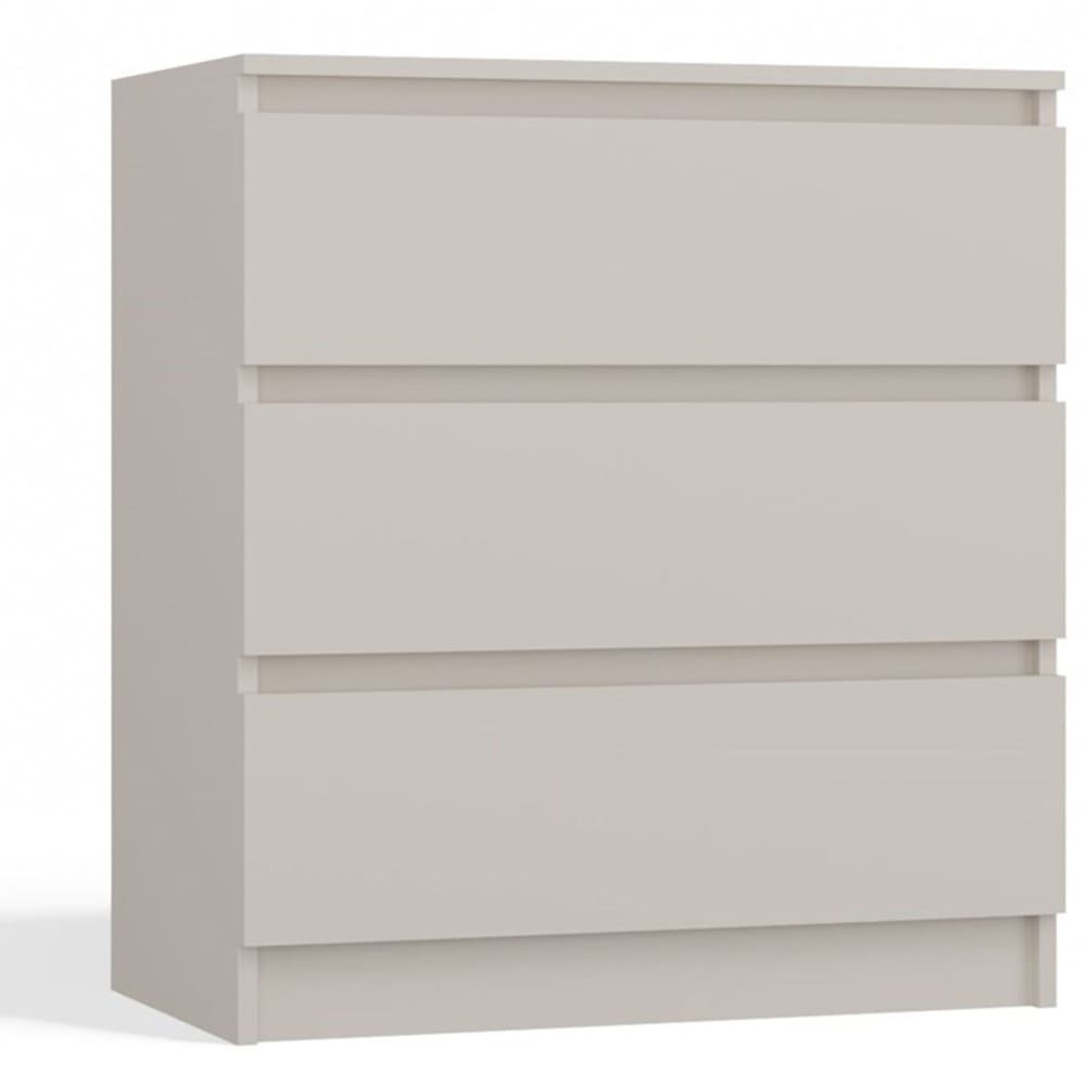 Commode 3 tiroirs, grège,