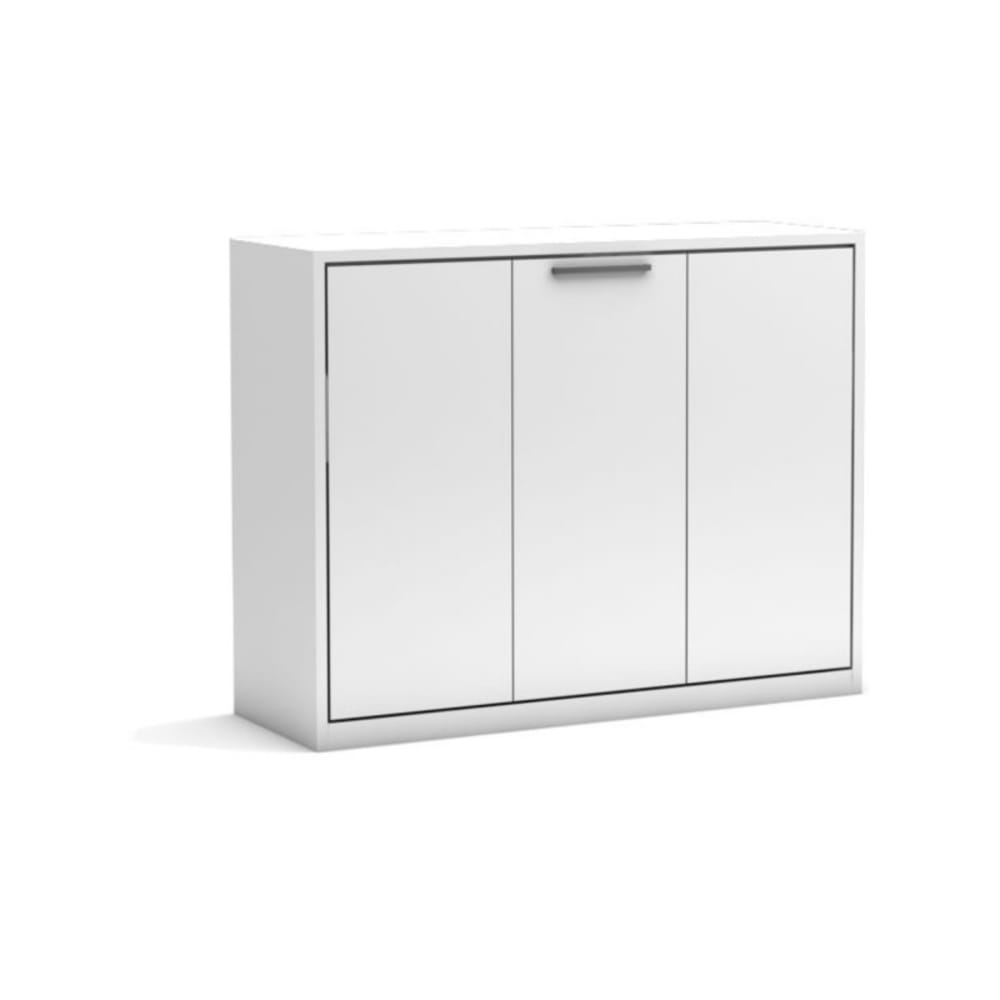 Lit pliant avec matelas blanc 120x164x230cm