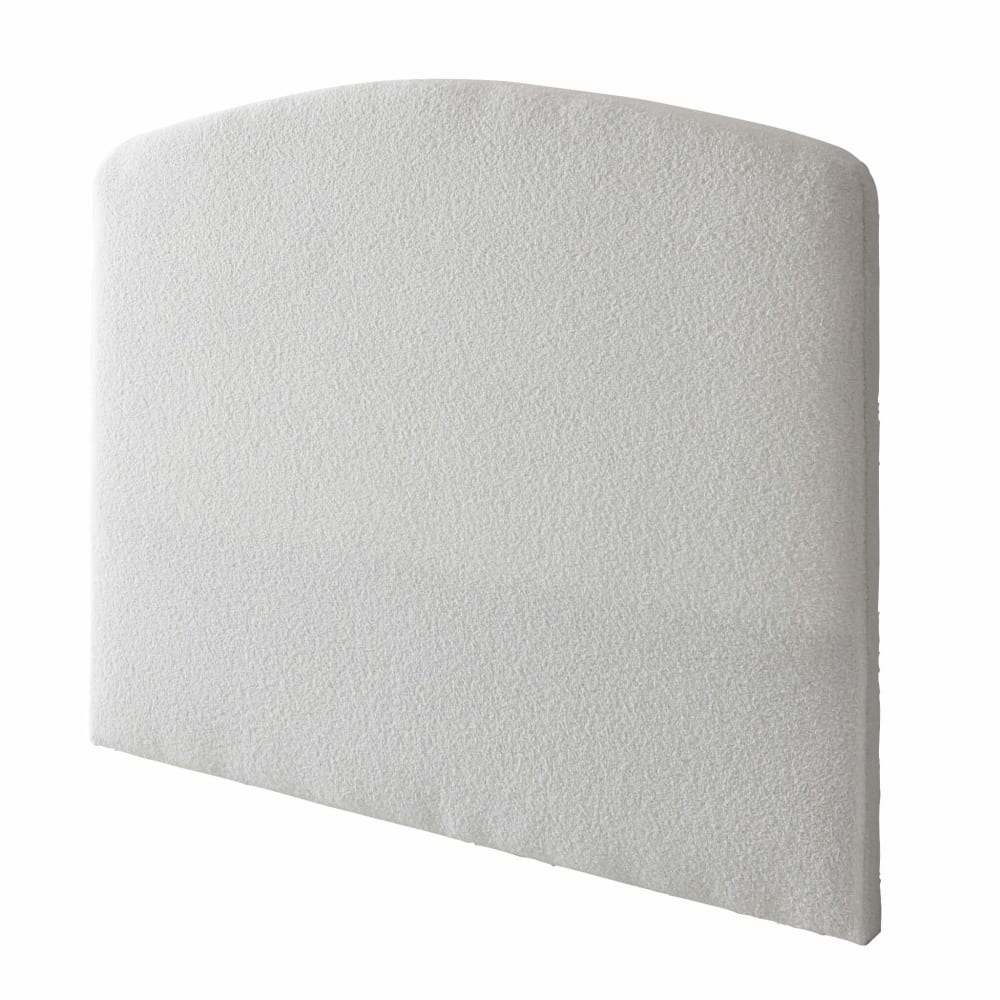 Tête de lit déco bouclette blanche 190 cm