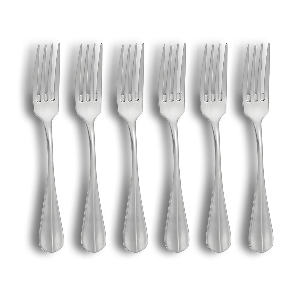 Lot de 6 fourchettes en acier inoxydable
