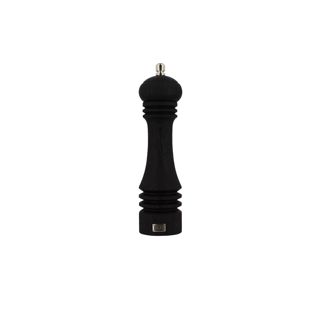 Moulin à poivre en bois de hêtre recyclé noir 23cm Moulin à poivre en bois de hêtre recyclé noir 23cm