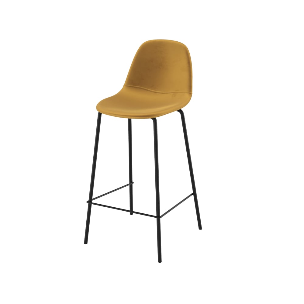 chaise pour îlot central - jaune
