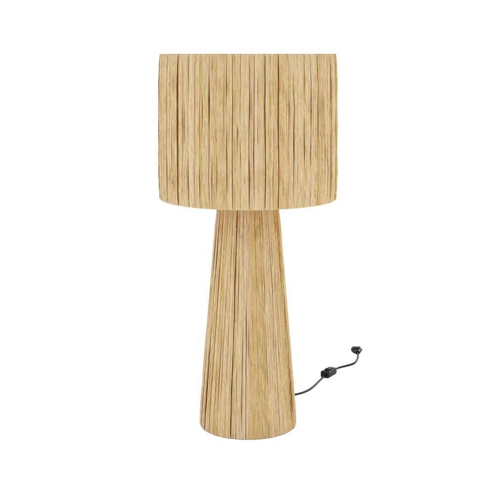 Grande lampe en feuille de palmier