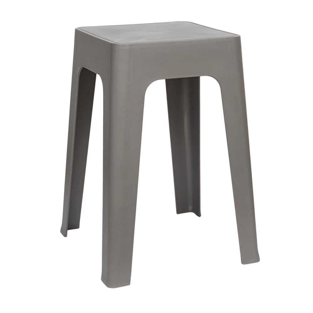 Tabouret empilable coloris gris Tabouret empilable coloris gris