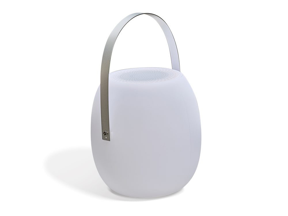 Lampe enceinte bluetooth sans fil poignée métal