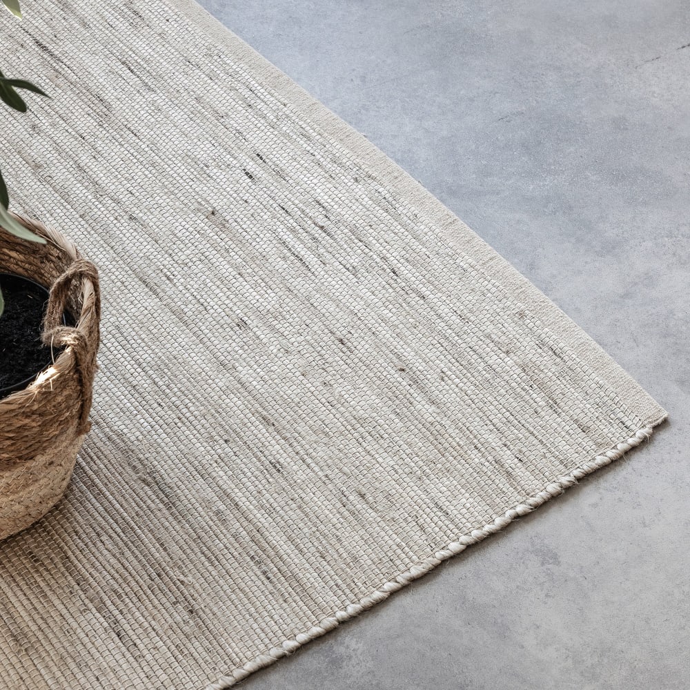 Tapis naturel en jute blanc écru 160x230cm — vue 4