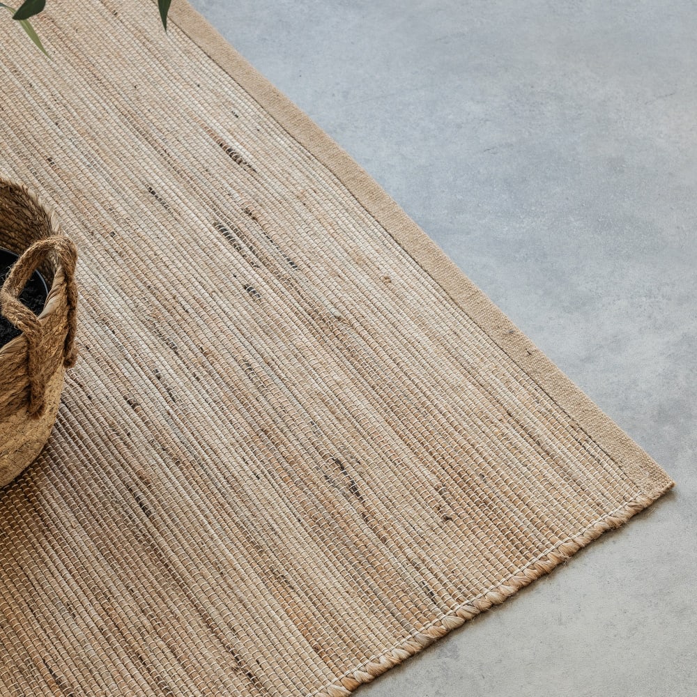 Tapis en jute beige naturel 190x280cm — vue 4