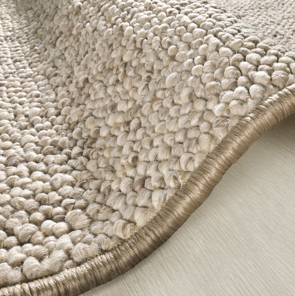 Tapis couloir bouclé boules tuftés beige 80x150cm — vue 4