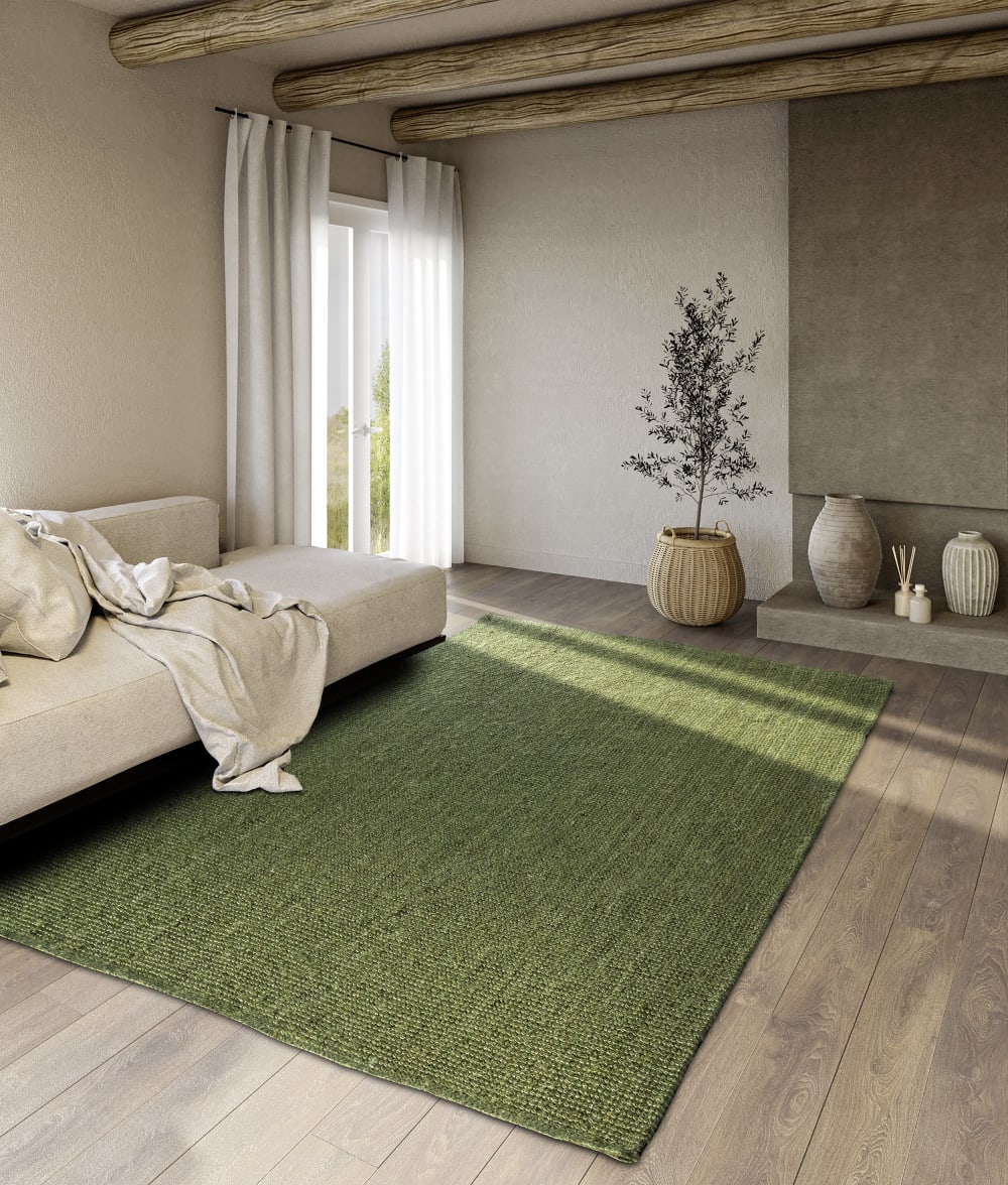 Tapis en jute rosie vert jungle - villeroy & boch 120x170cm — vue 3