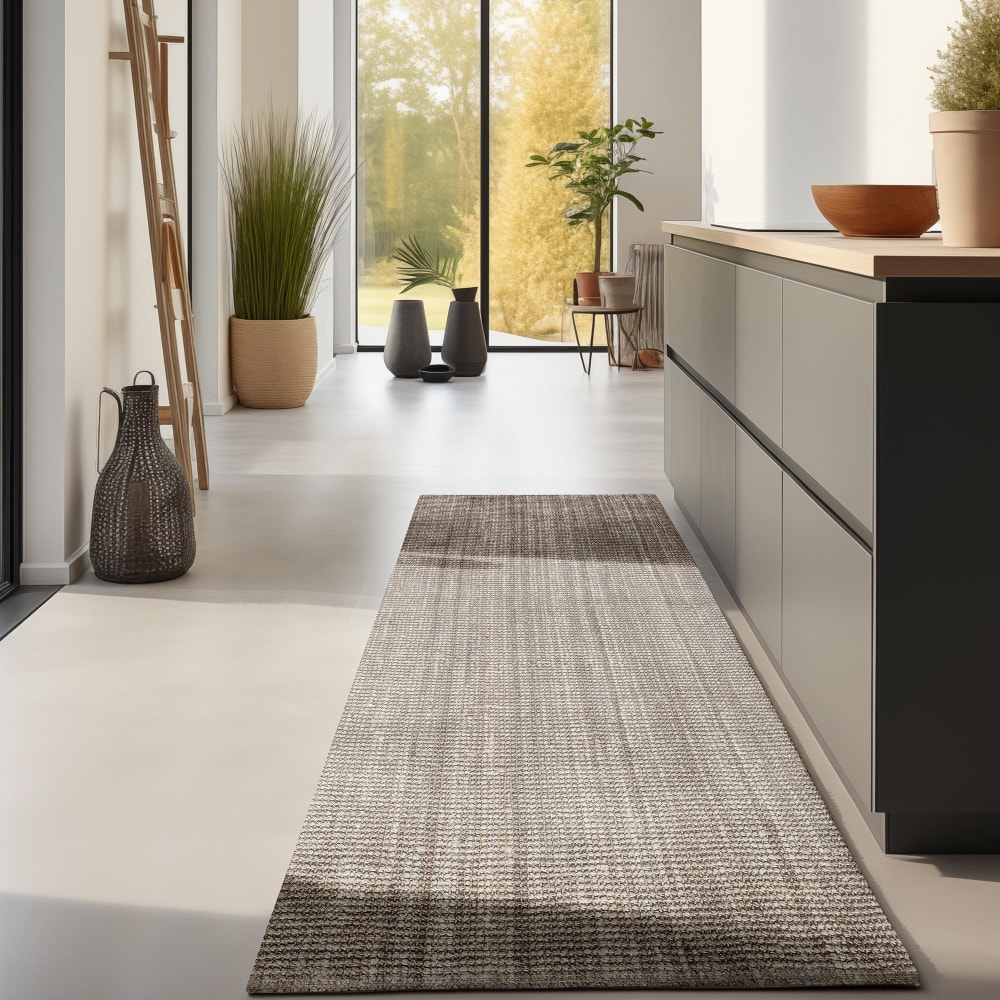 Tapis en jute bouclé mocca 80x150cm — vue 3
