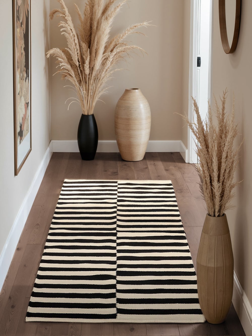 Tapis laine tissé à la main donna 80x200cm — vue 3