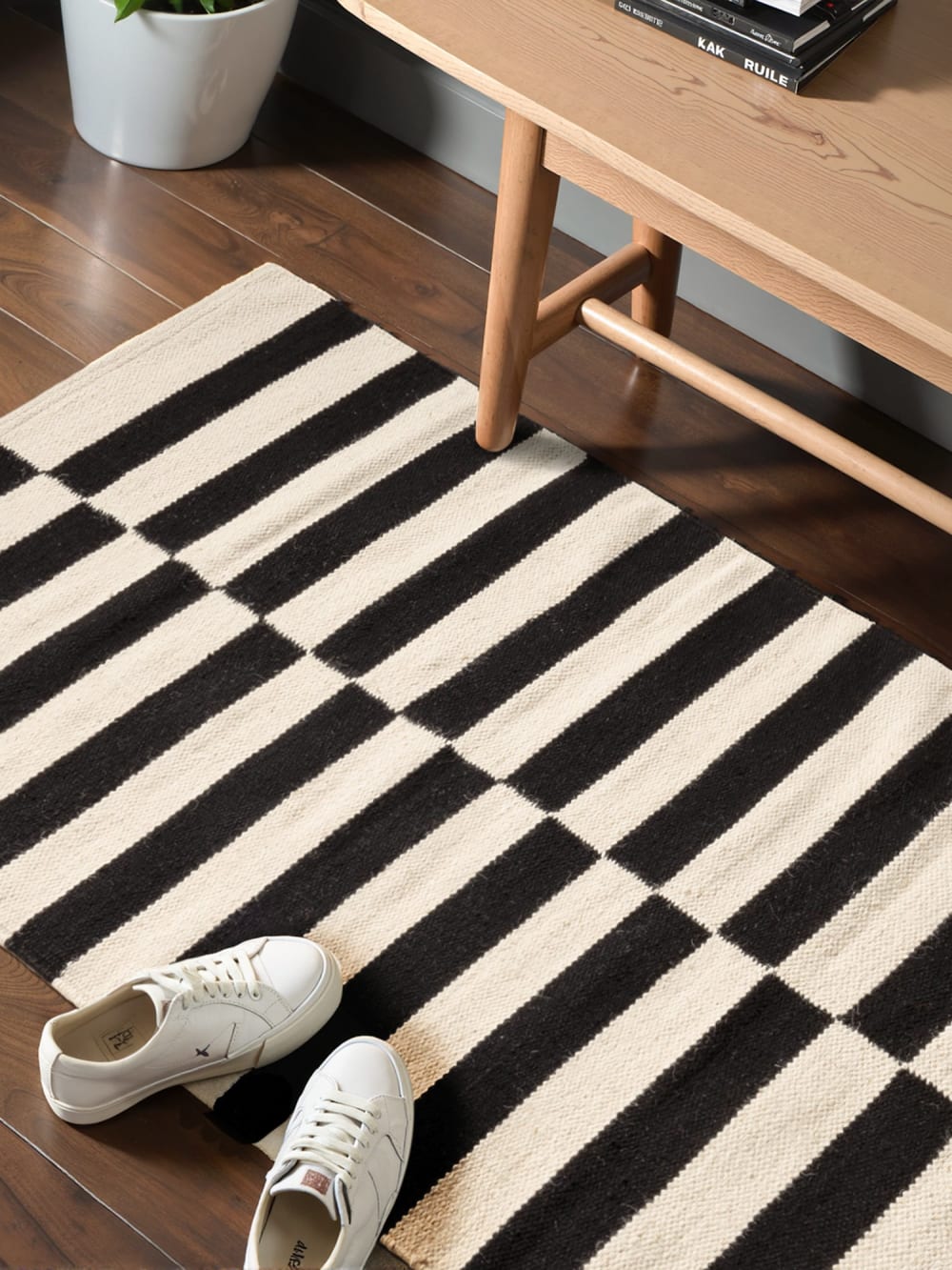 Tapis laine tissé à la main donna 80x150cm — vue 4