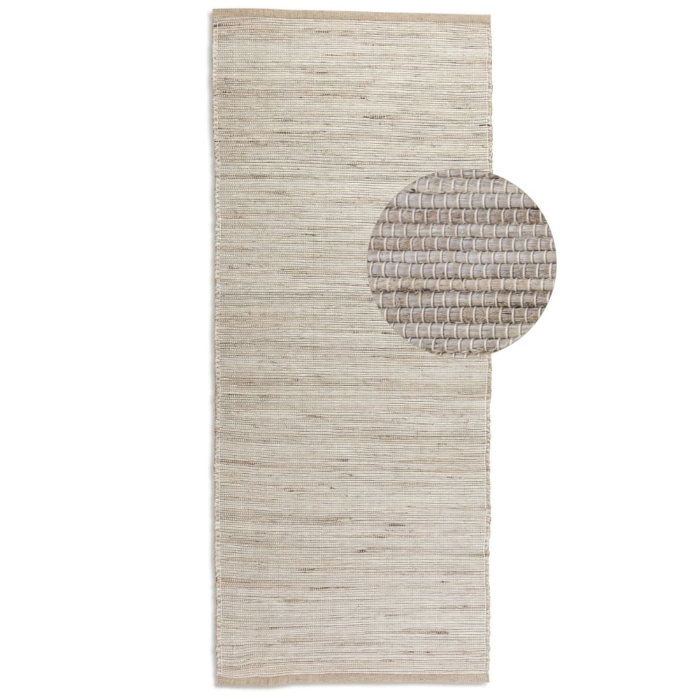 Tapis entrée naturel en jute greige 60x90cm