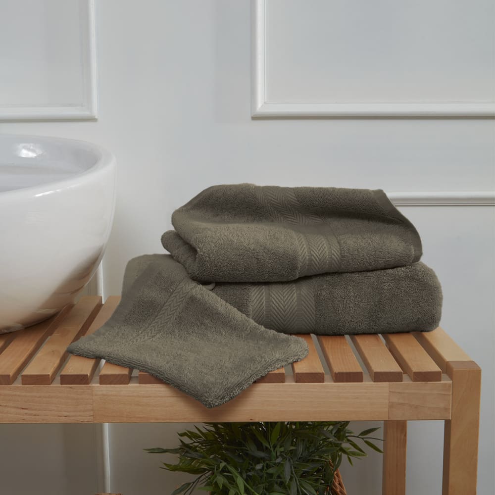 Ensemble de bain 4 pièces avec tapis noisette — vue 4