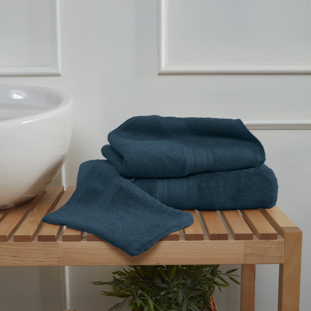 Ensemble de bain 4 pièces avec tapis denim — vue 4