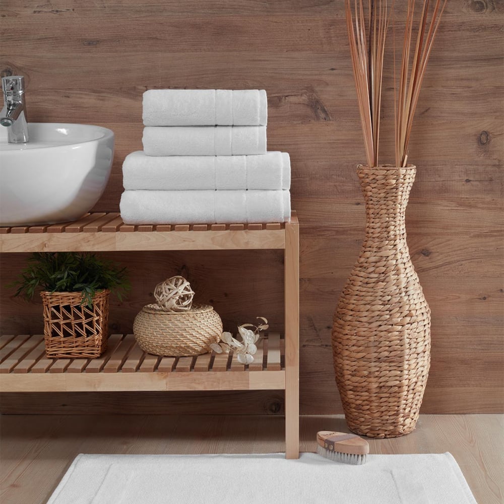 Eensemble de bain 3 pièces 650 g/m² avec tapi blanc — vue 4