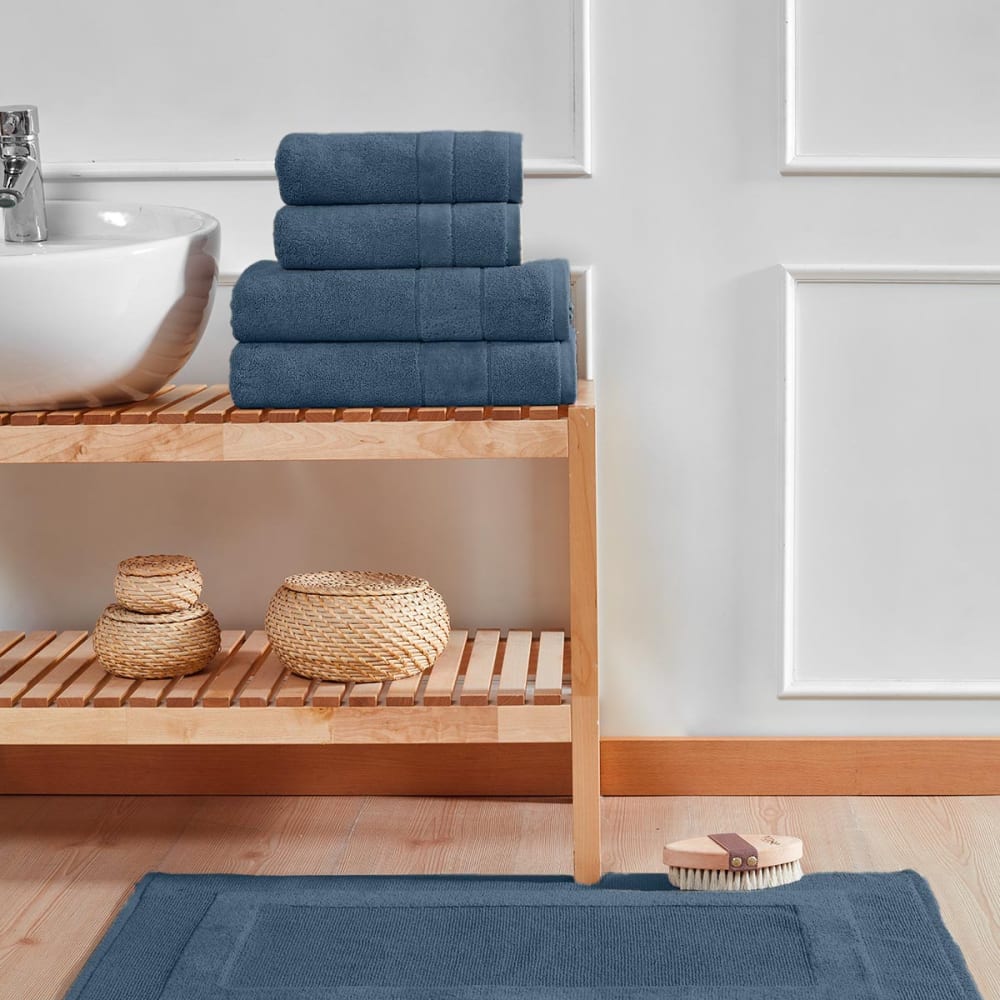 Eensemble de bain 3 pièces 650 g/m² avec tapi denim — vue 4