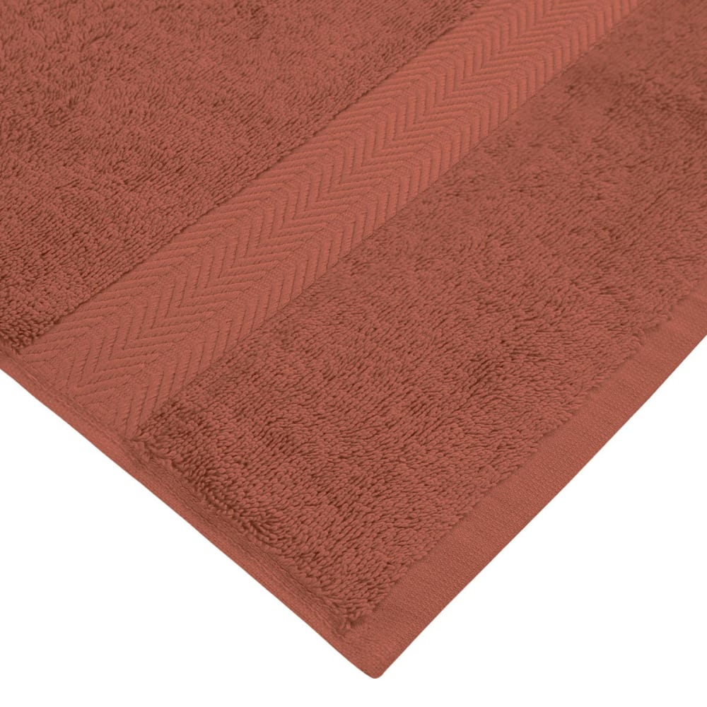 Ensemble de bain 4 pièces avec tapis terracota — vue 3