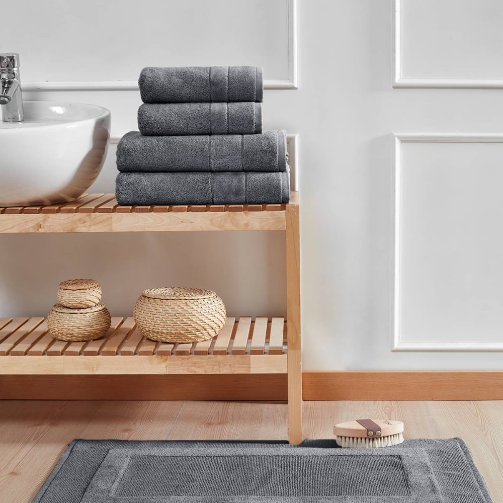Eensemble de bain 3 pièces 650 g/m² avec tapi ardoise — vue 4
