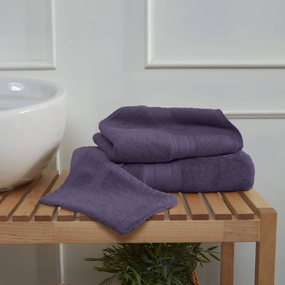 Ensemble de bain 4 pièces avec tapis myrtille — vue 4