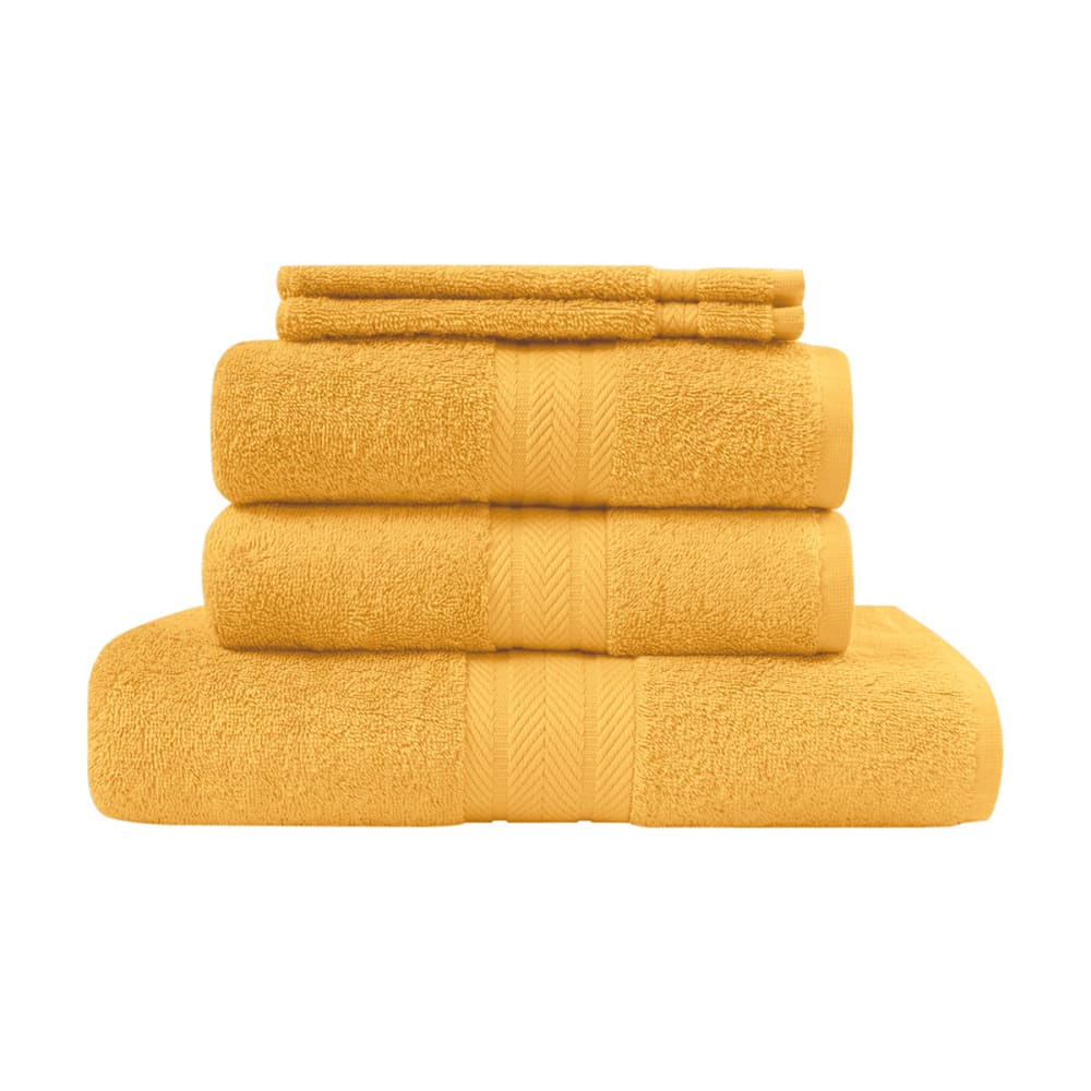 Ensemble de bain 5 pièces caramel
