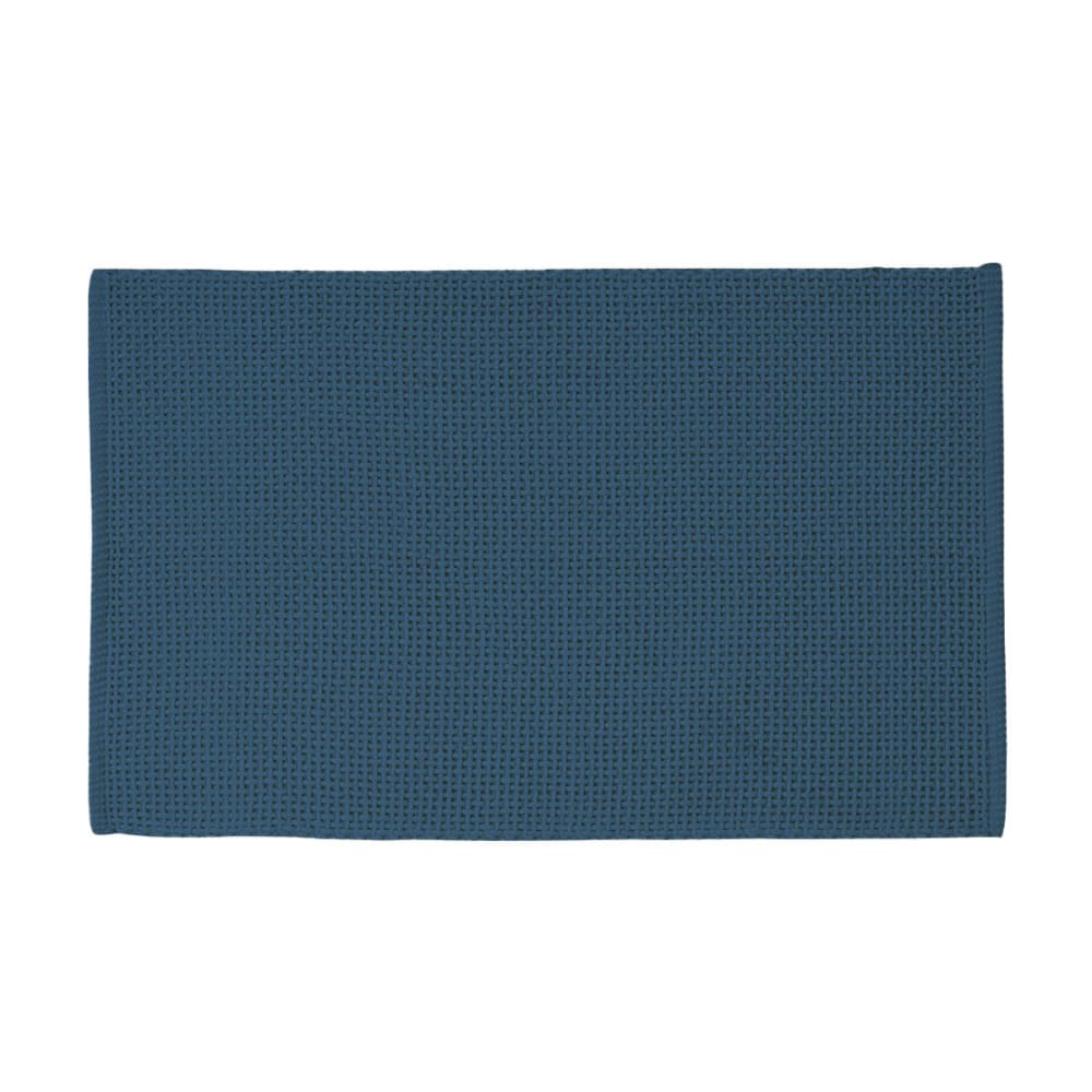 Ttapis de bain et descente de lit denim 60x100 cm