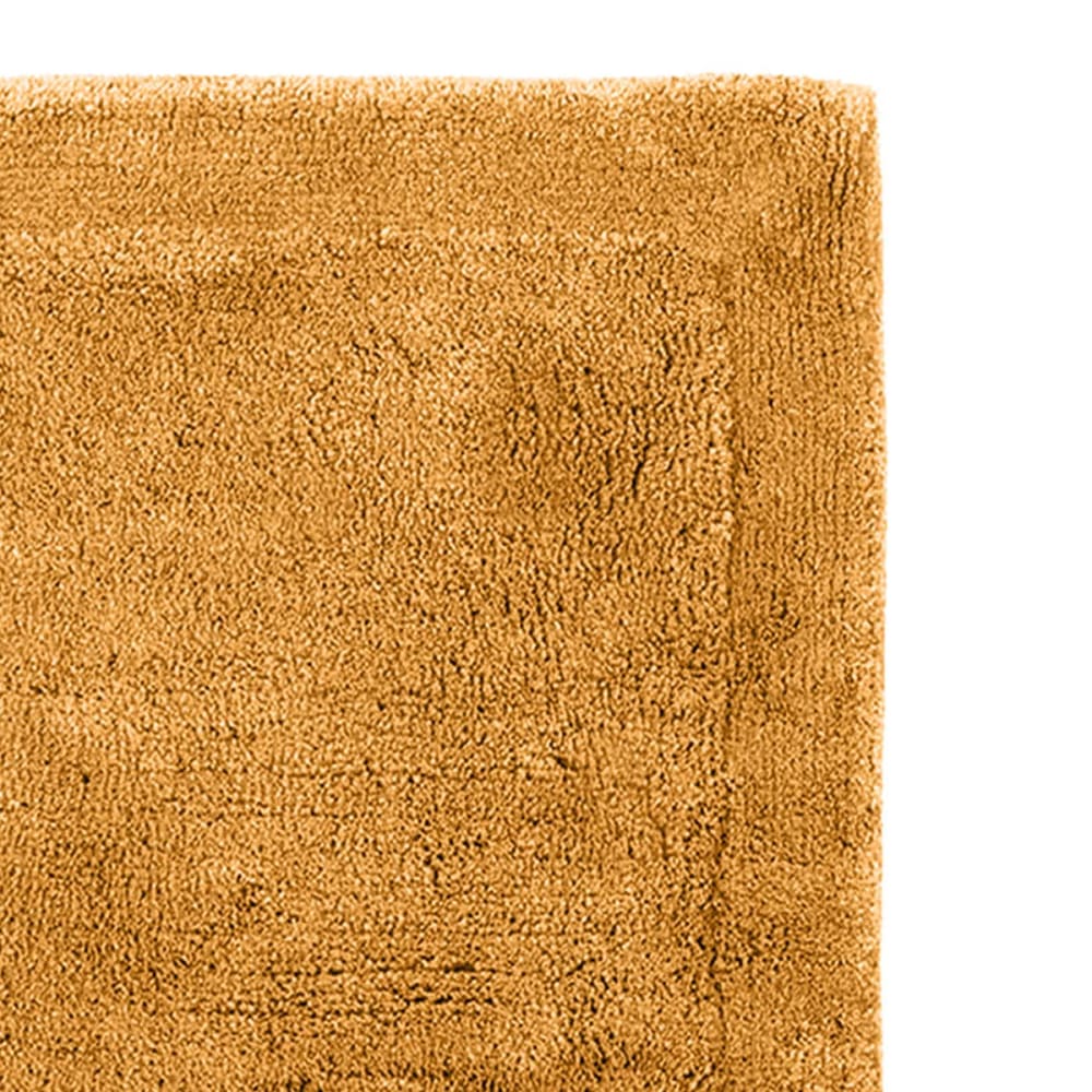Tapis doux & épais de bain ou d'intérieur caramel 70x120 cm — vue 3
