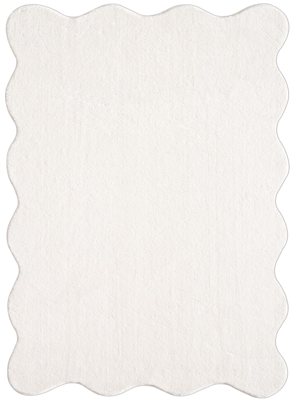 Alfombra moderno antideslizante lavable, crema, 160 x 220 cm