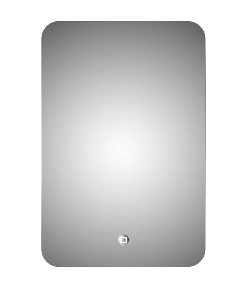 Miroir salle de bains en aluminium transparent 40x60x3.5 cm