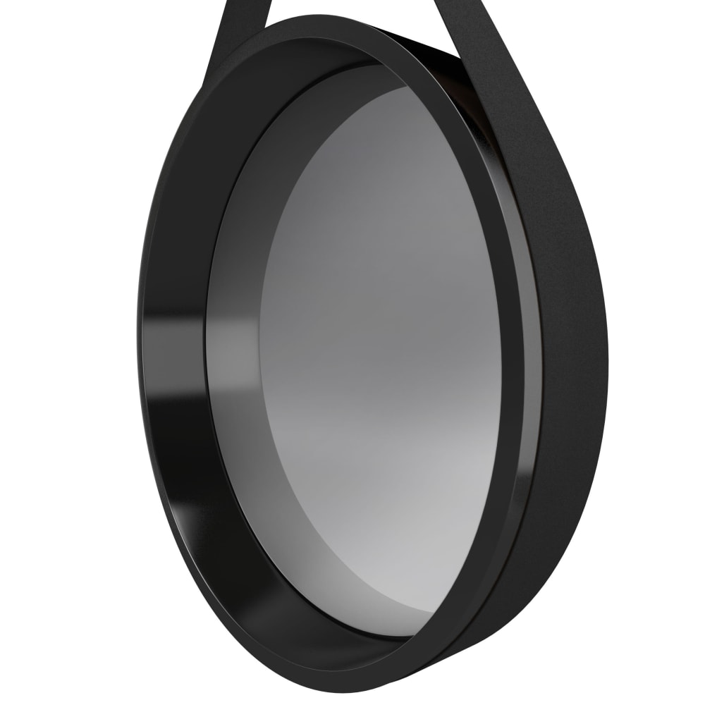 Miroir salle de bains en aluminium noir 8x50x50cm — vue 4