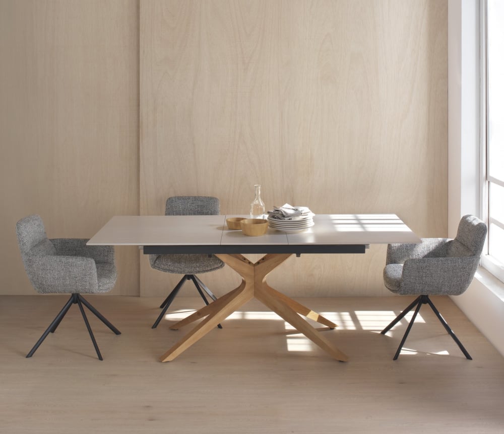 4er-Set Polstersessel Tweed grün - Maisons Du Monde