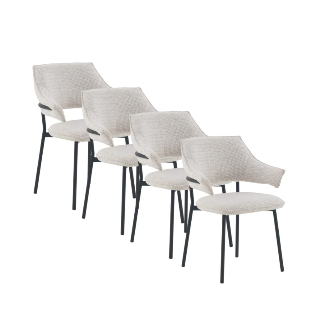 Lot de 4 fauteuils en