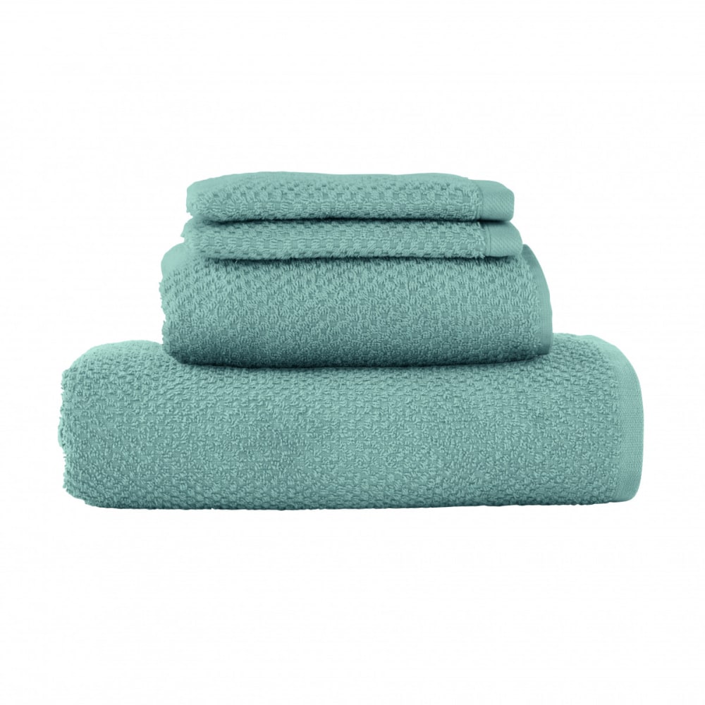 Lot 2 serviettes de bain et 2 gants de toilette