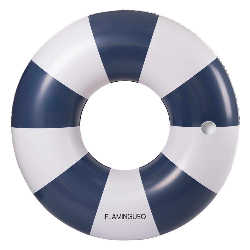 Flamingueo Großer Schwimmring aus PVC, Blau style modern Blau Pvc - Polyvinlychlorid