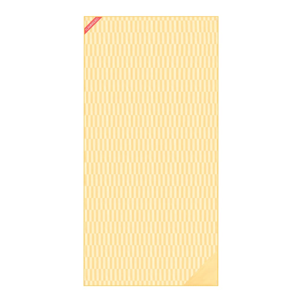 Serviette de Plage Microfibre 180 x 90cm Jaune