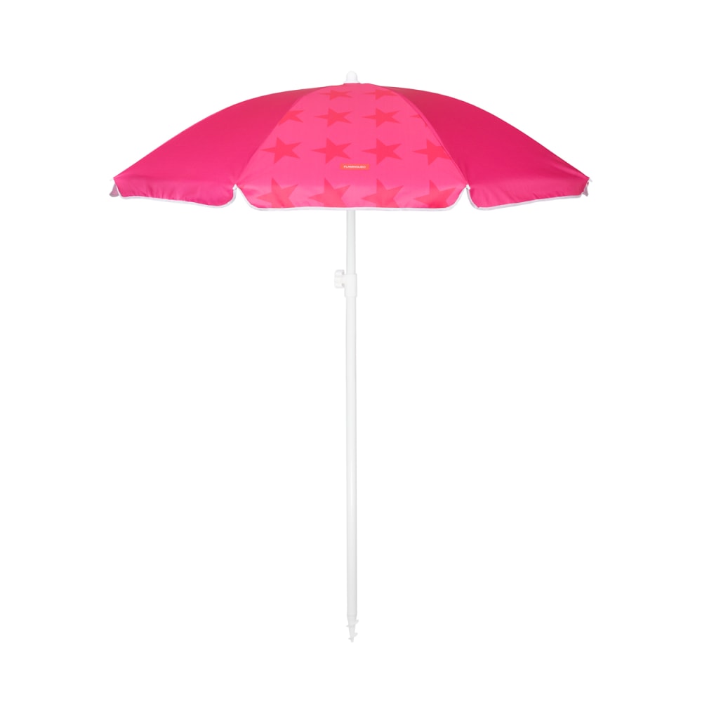 Flamingueo Sonnenschirm Strand Polyester 210x160cm Fuchsia style modern Rosa Pes - Polyester