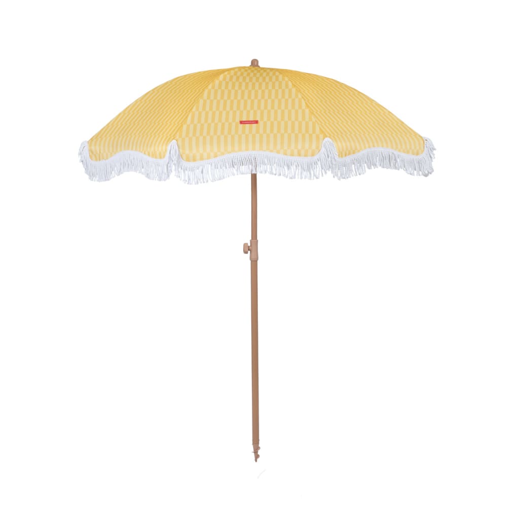 Grand Parasol Polyester 210x180cm Jaune