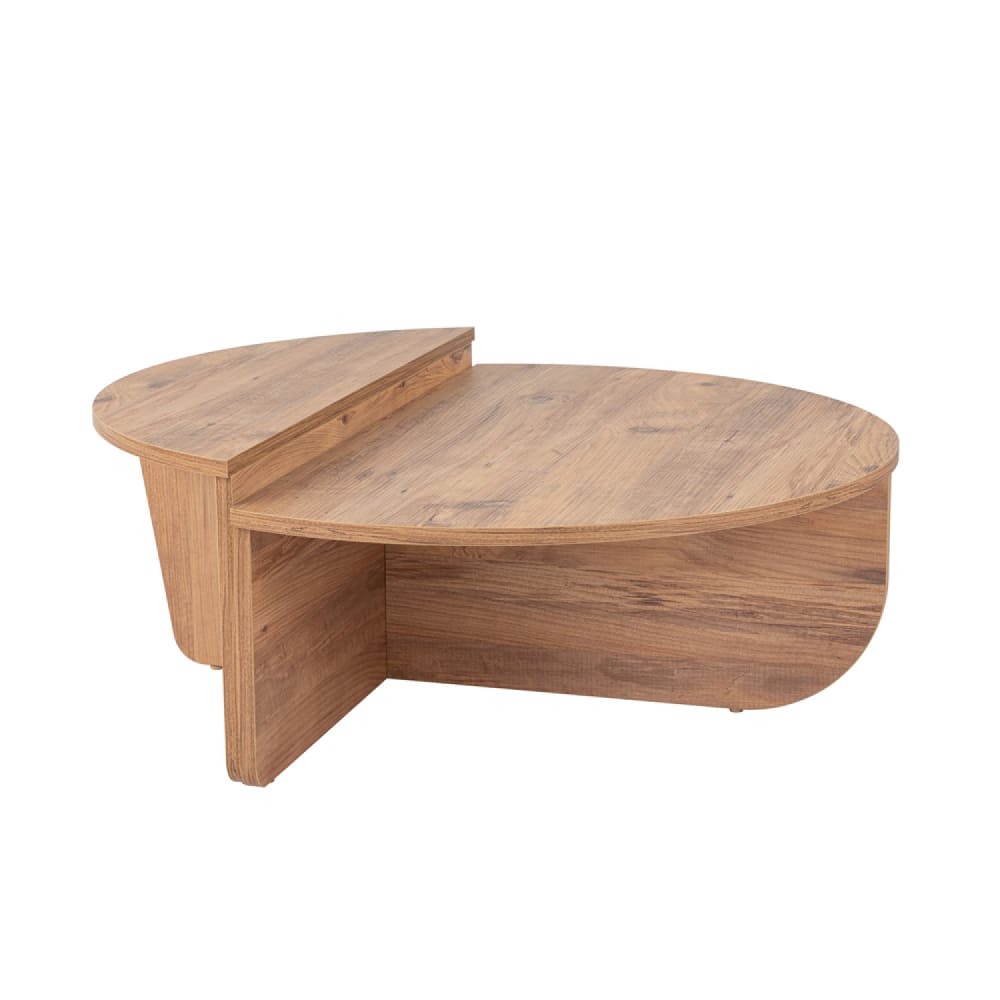 Runder Couchtisch Podium Atlantikkiefer 90 cm - Maisons Du Monde