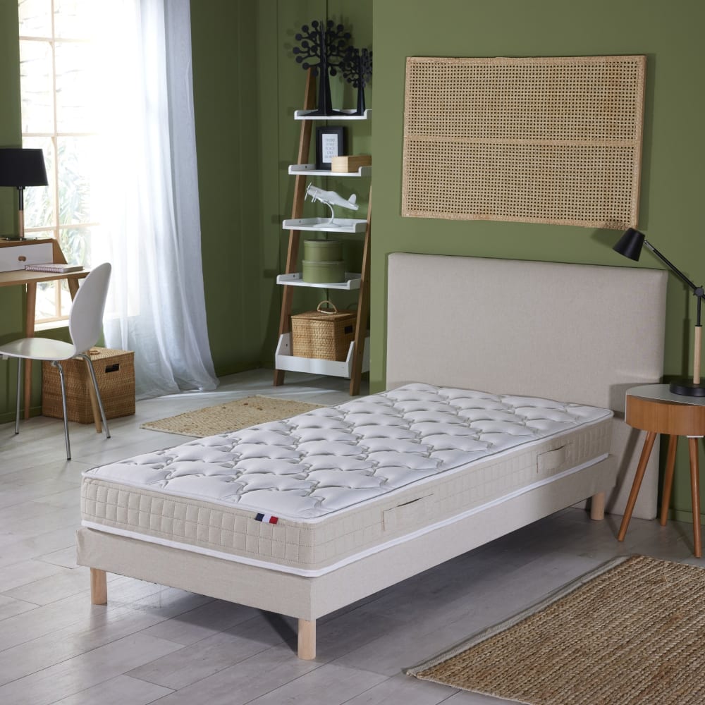 Matelas 100% latex 3 zones made in france 90x190