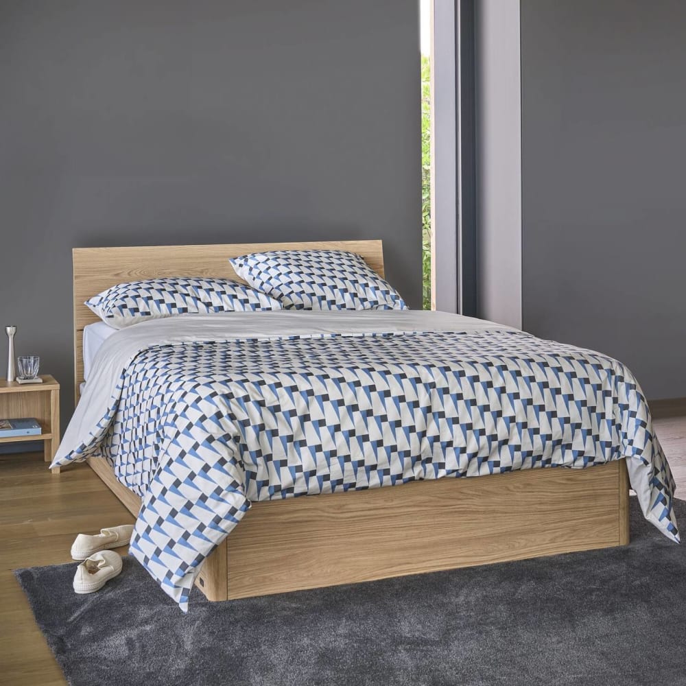 Tête de lit effet bois clair l140 cm