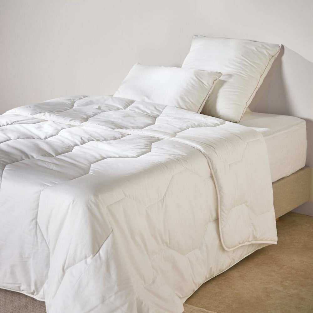 Oreiller anti-acariens ferme en coton 50 x 70 cm - Maisons du Monde