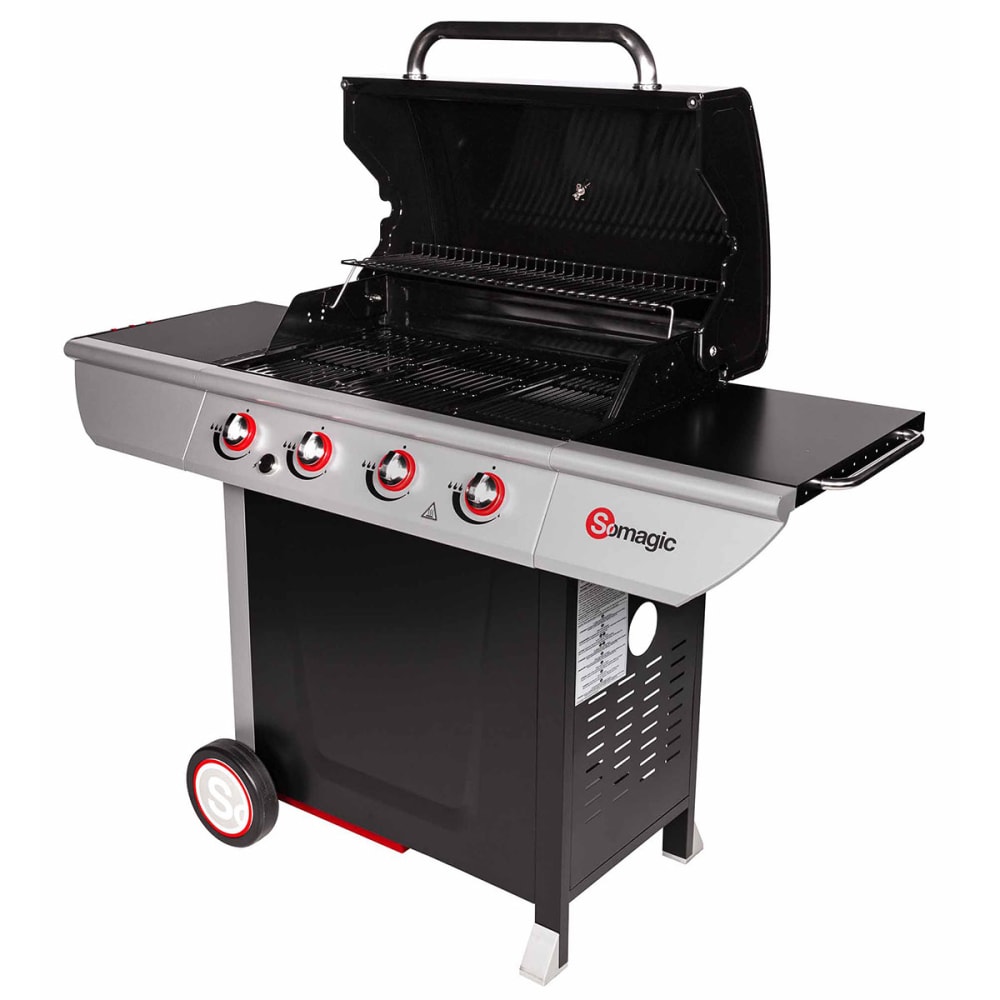 Barbecue à gaz avec - argent