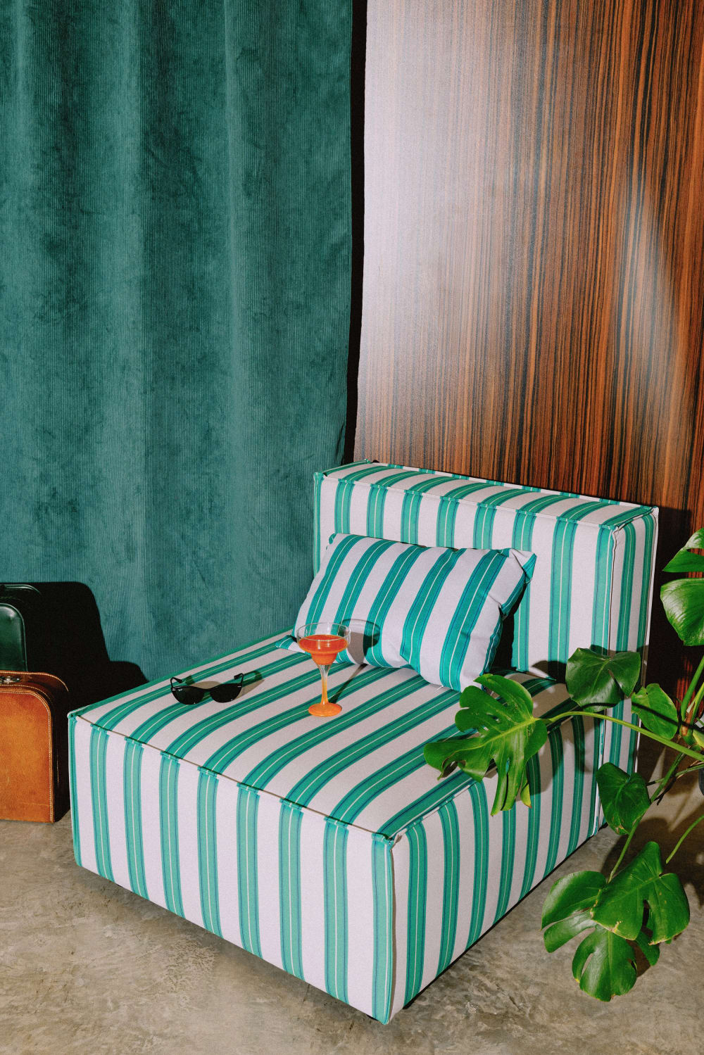 Lounge-Sessel aus Samt - Maisons Du Monde