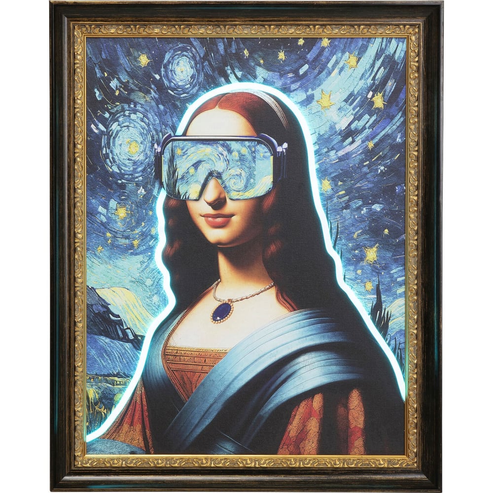 Tableau à led femme